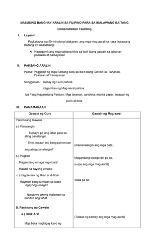 Lesson-PLAN-in- Mapeh-2 - LESSON PLAN In MAPEH 2 QUARTER 3 Learning ...