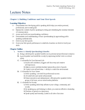 The Public Speaking Playbook by Gamble - Attending: willingness to ...