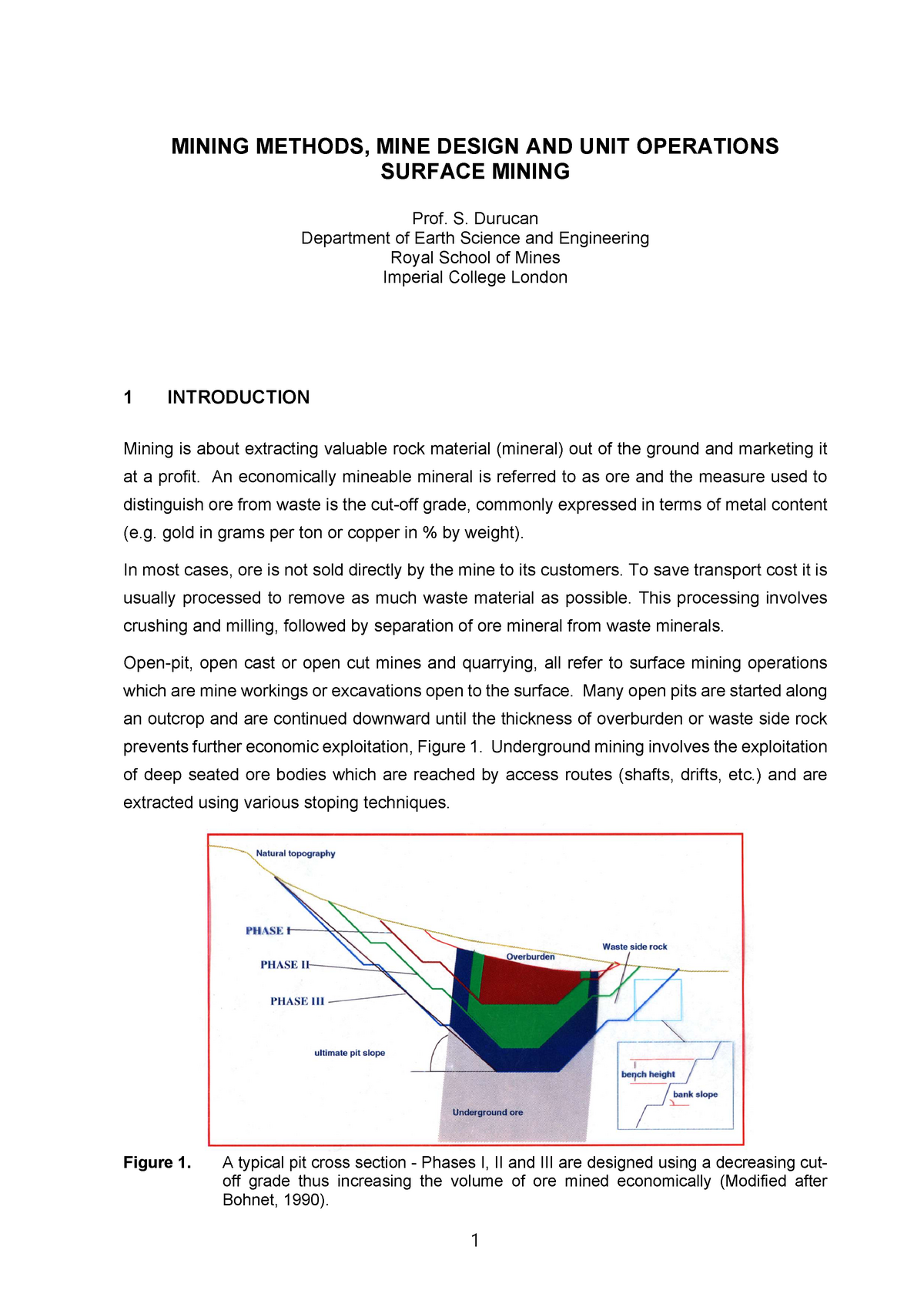 mining engineering thesis pdf