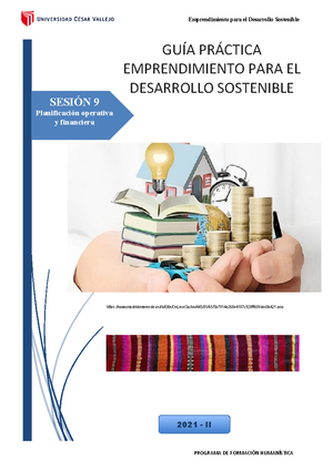 Emprendimiento para el desarrollo sostenible - UCV - Studocu
