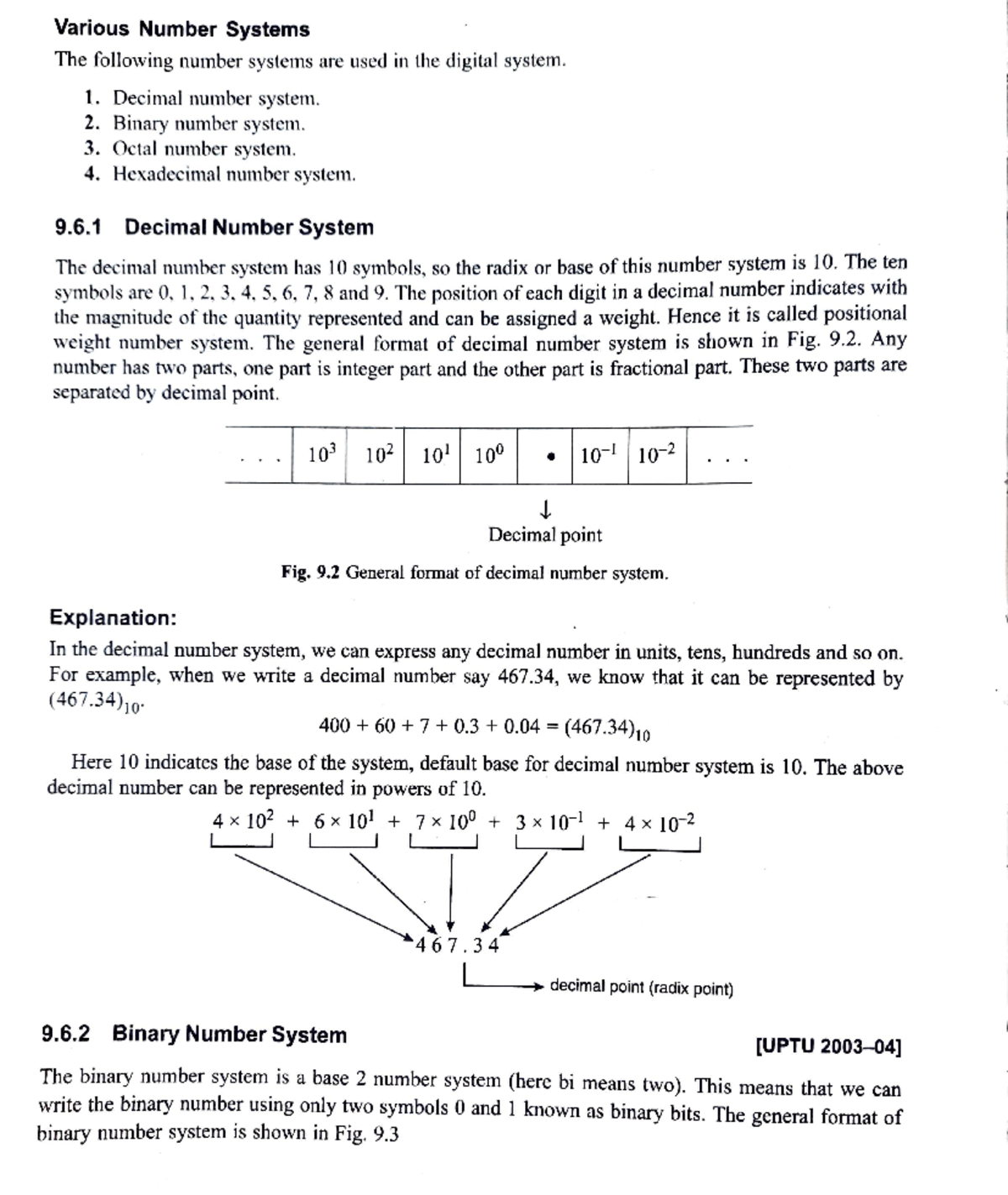 KEC101T EDEE Unit-4 Number Systems - Various Number Systems The ...