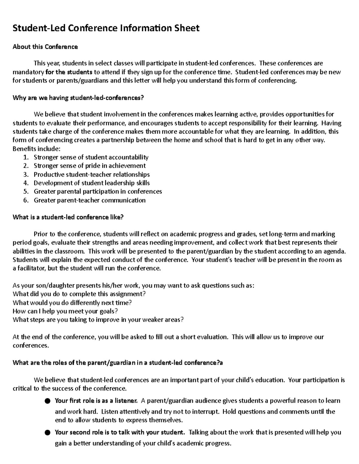 student-led-conference-info-sheet-student-led-conference-information