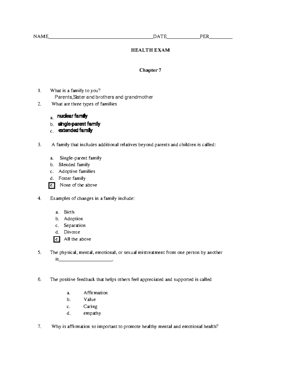 Henry Fernandez - Chapter 7 exam - - Studocu