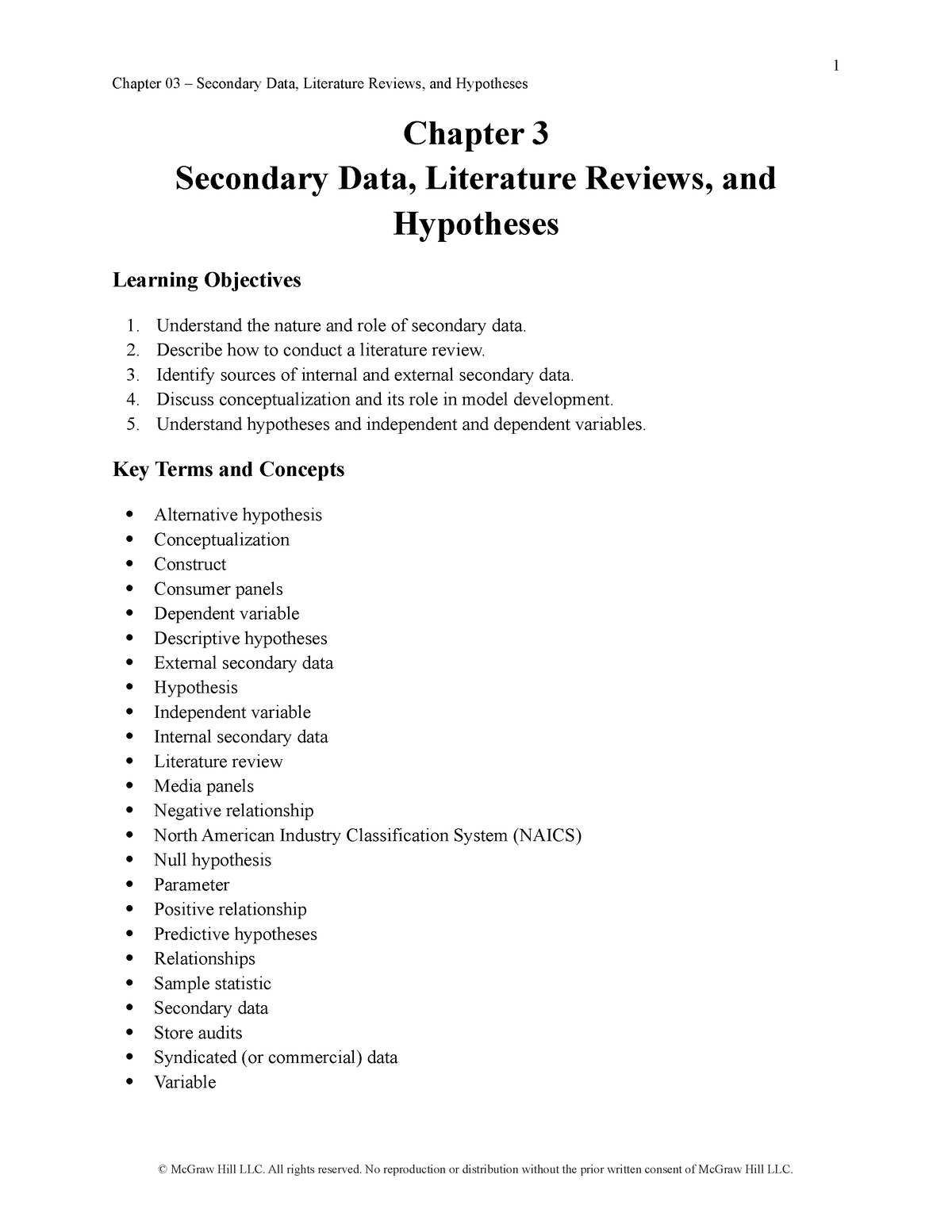 Hair EOMR 6e Chap003 IM A11y - Chapter 03 – Secondary Data, Literature ...