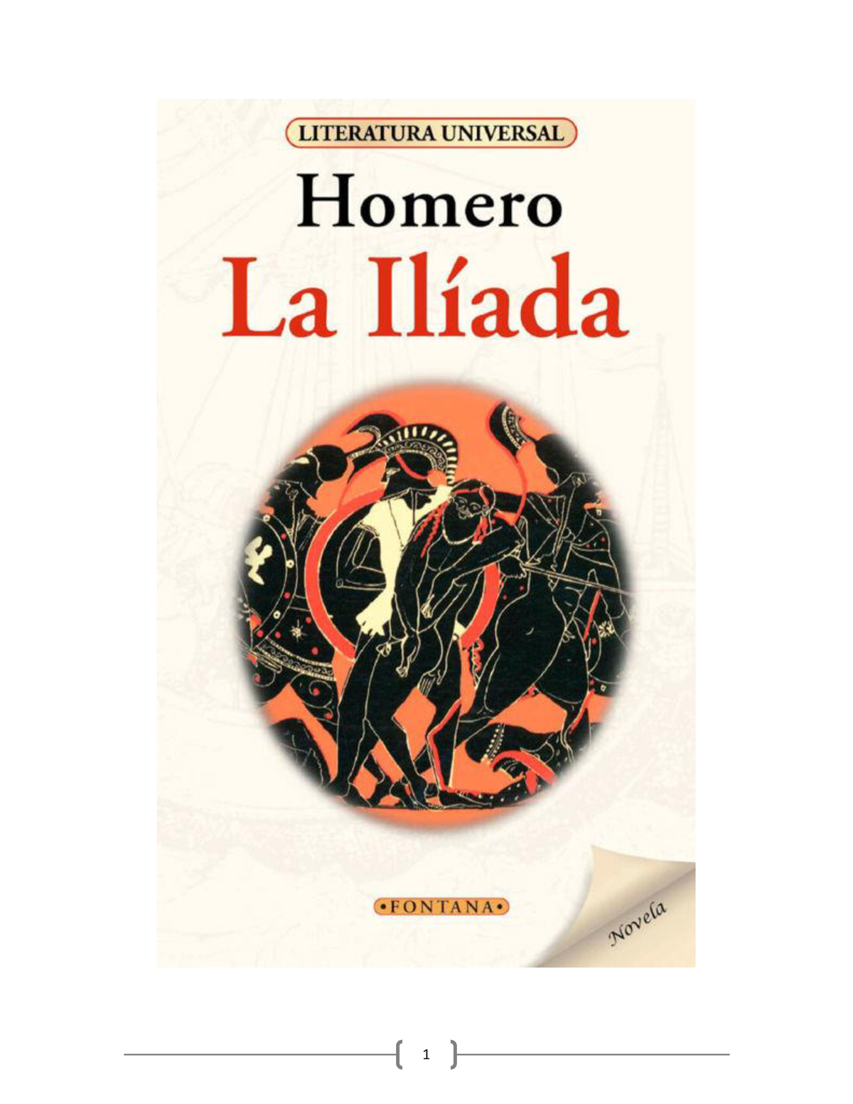 La Ilíada - Detalle de la obra - Enciclopedia de la Literatura en México -  FLM