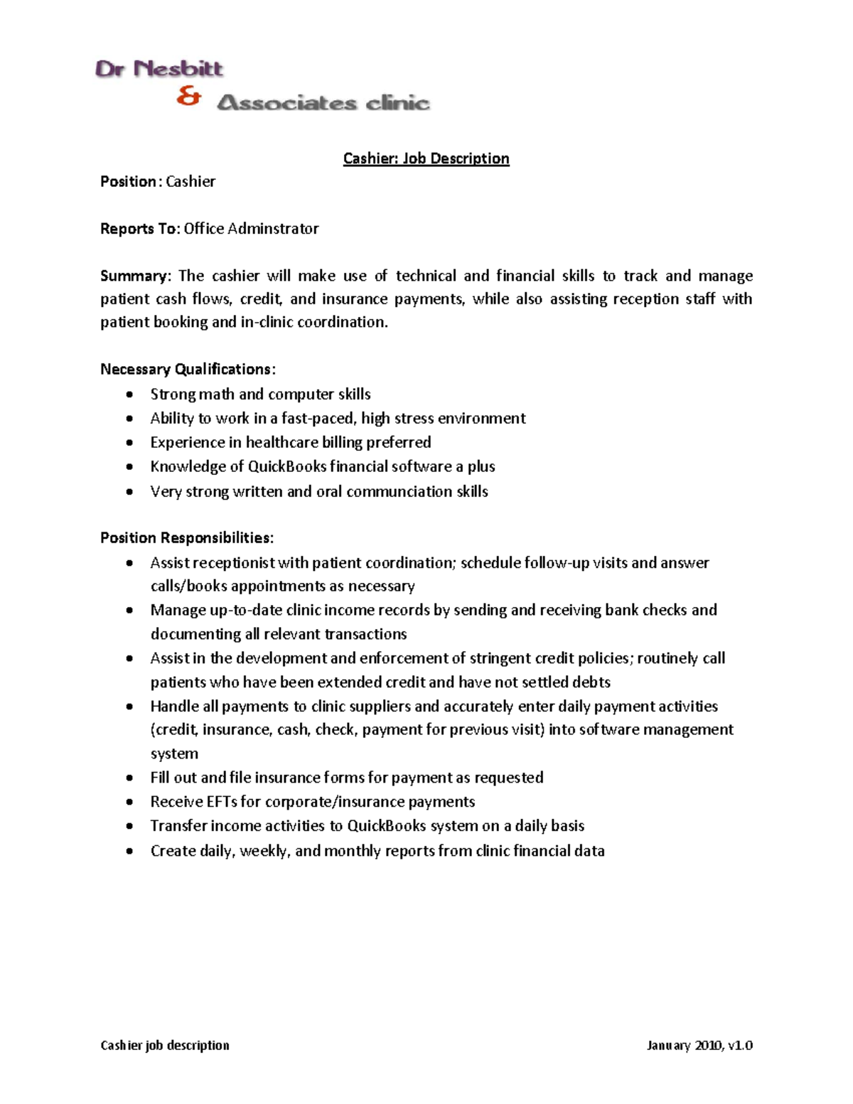 Walmart Front End Cashier Job Description - mahighz