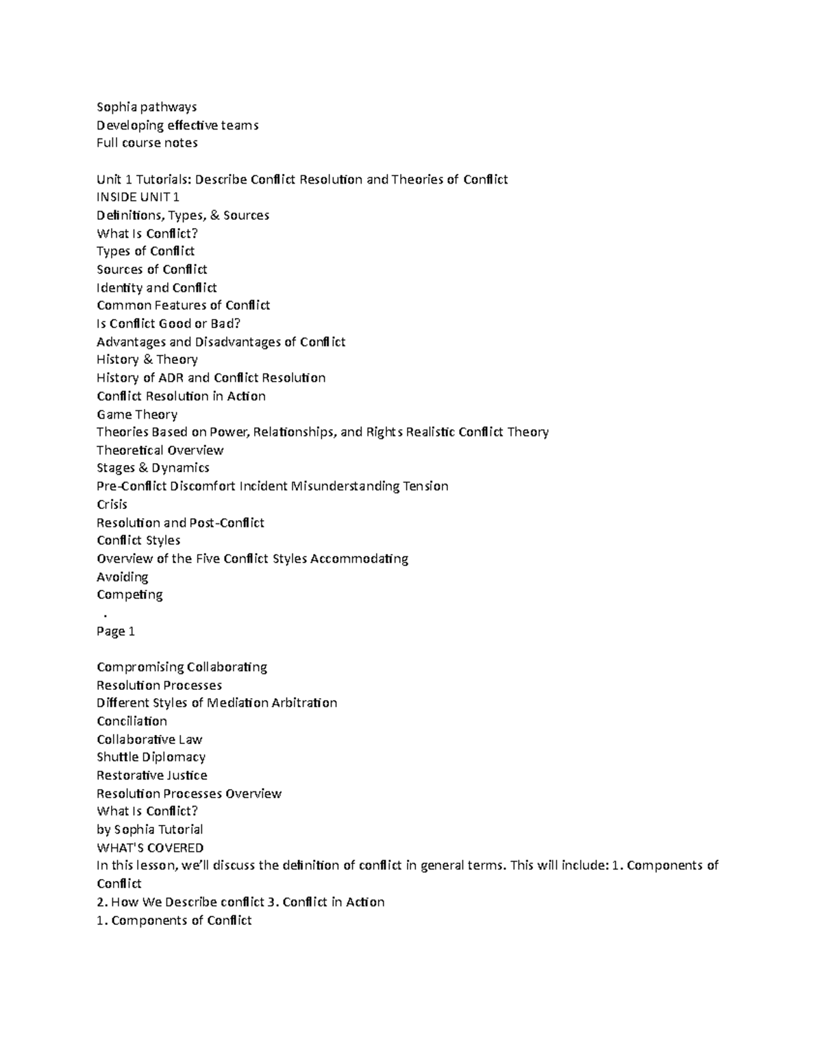 7 developing effective teams sophia full course notes sophia pathways