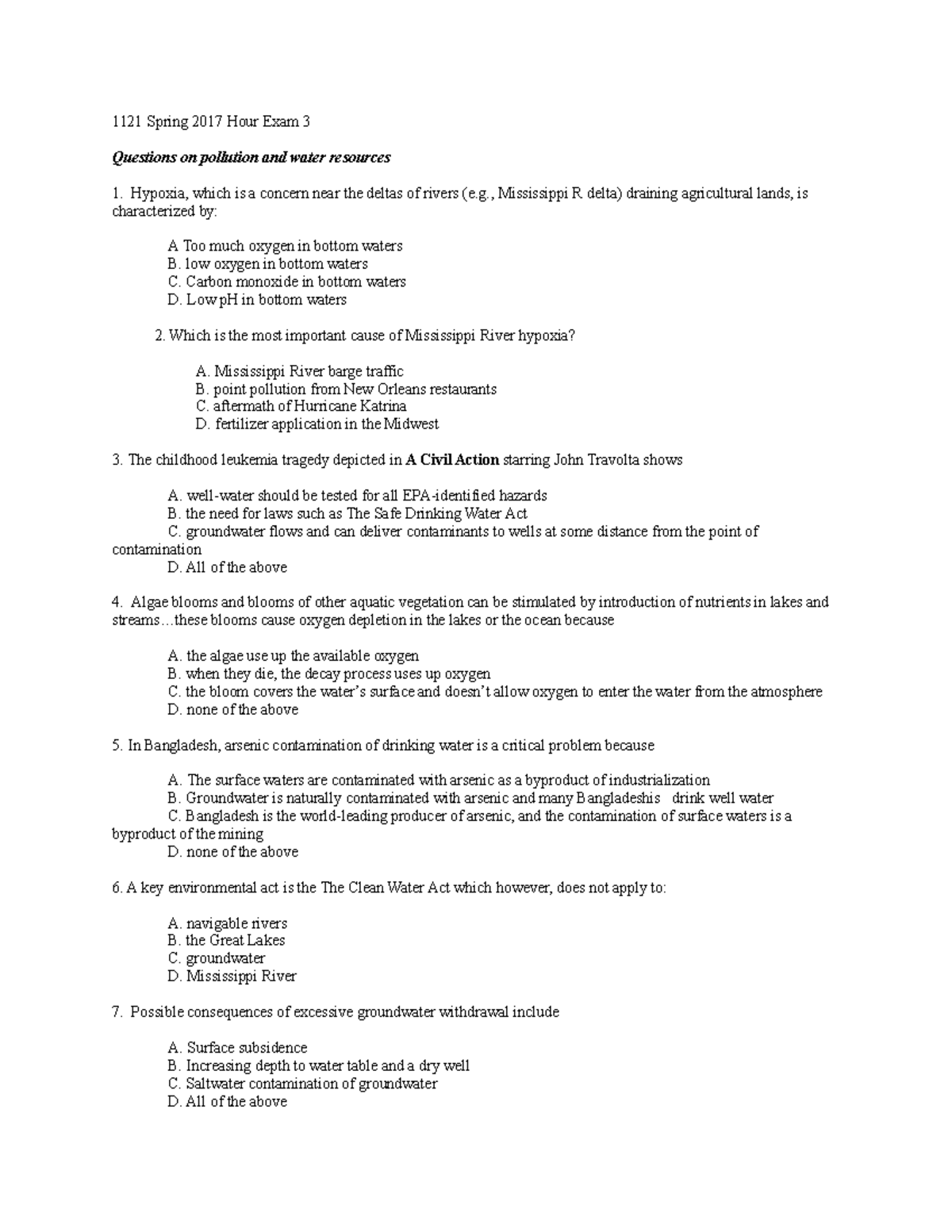 geol-1121-hour-exam-3-1121-spring-2017-hour-exam-3-questions-on