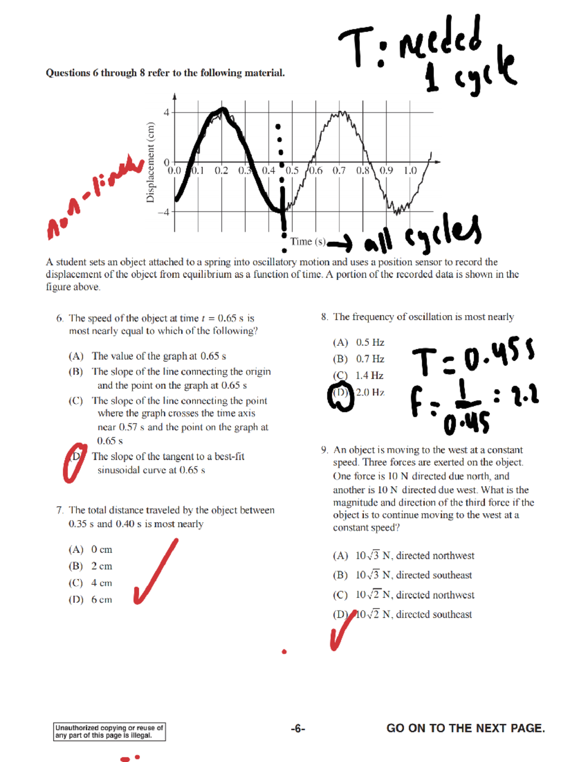 Ap physics 1 2022 practice exam 1 mcq - Computer Networking - Studocu