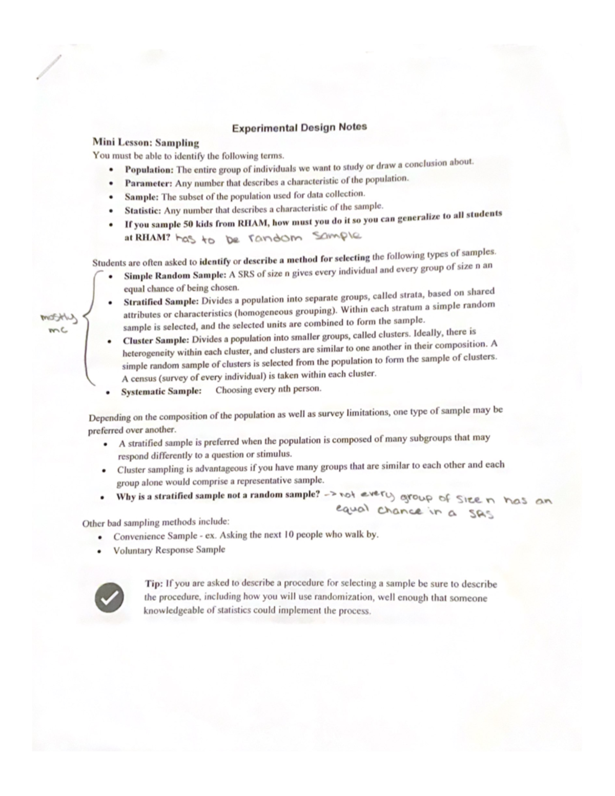 components of experimental design ap stats