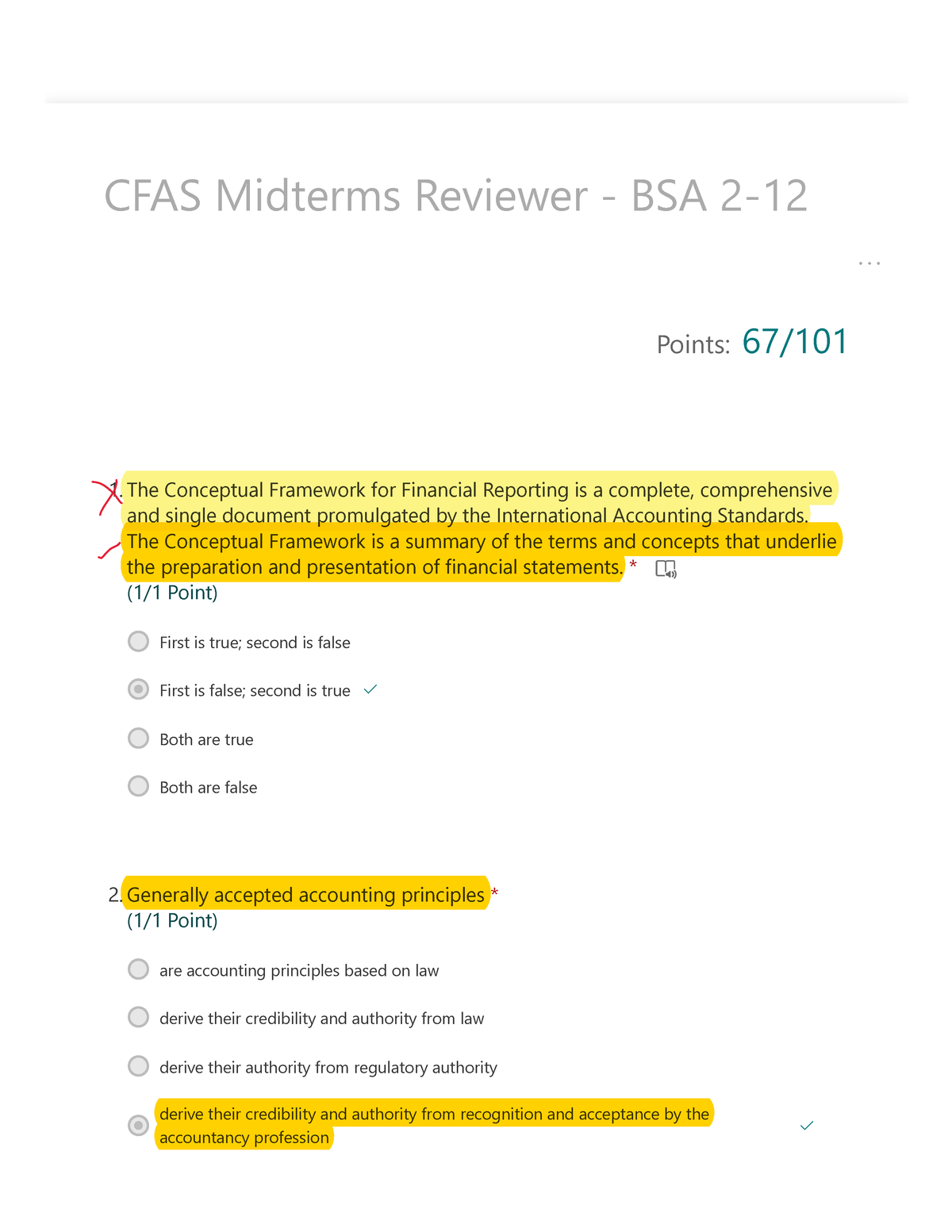 CFAS Midterms Reviewer - BSA 2-12 Charot - Points: 67/ CFAS Midterms ...