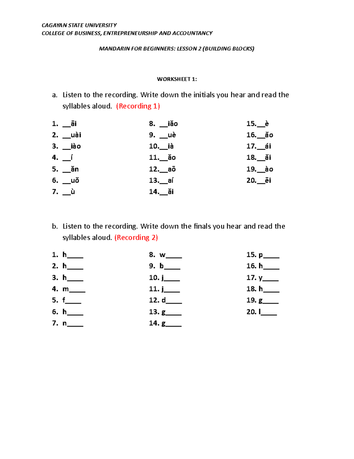 Worksheet 1- Advance Accounting MIllan 2021 - CAGAYAN STATE UNIVERSITY ...