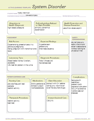 Placental Abruption Template - ACTIVE LEARNING TEMPLATES THERAPEUTIC ...