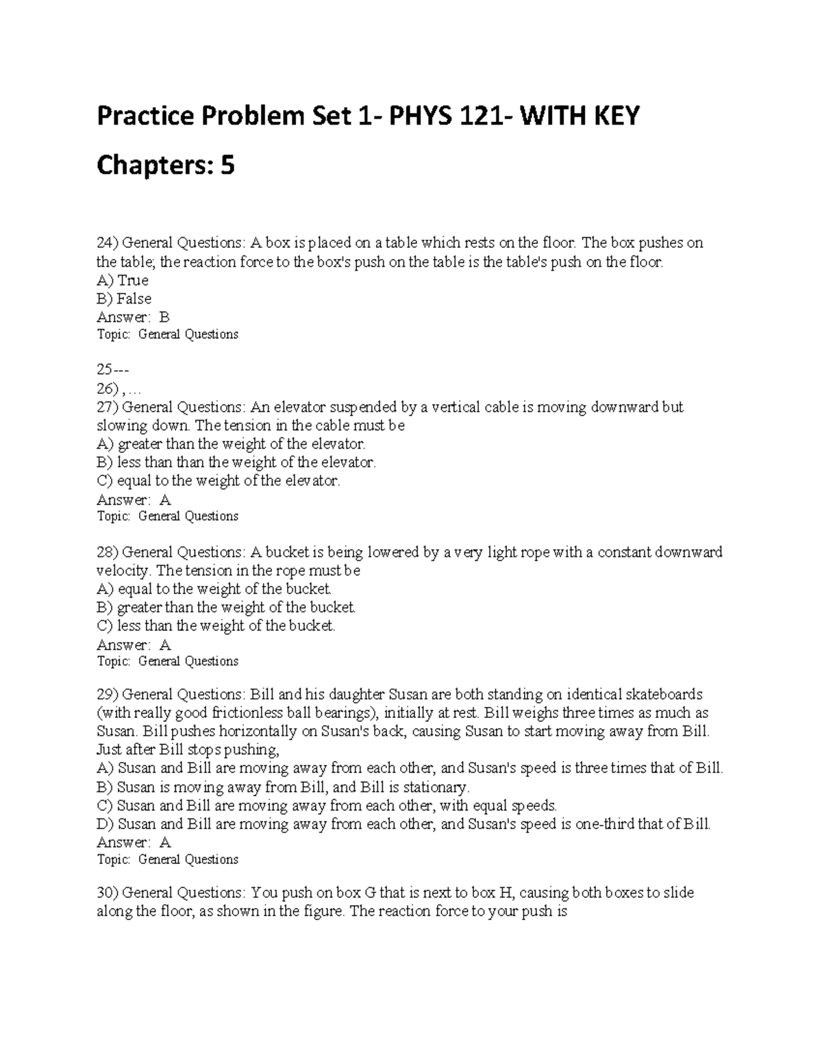 Practice Problems For Chapter 5 6 Phys Practice Problem Set 1 Phys Practice Problems For Chapter 5 6 Phys Practice Problem Set 1 Phys