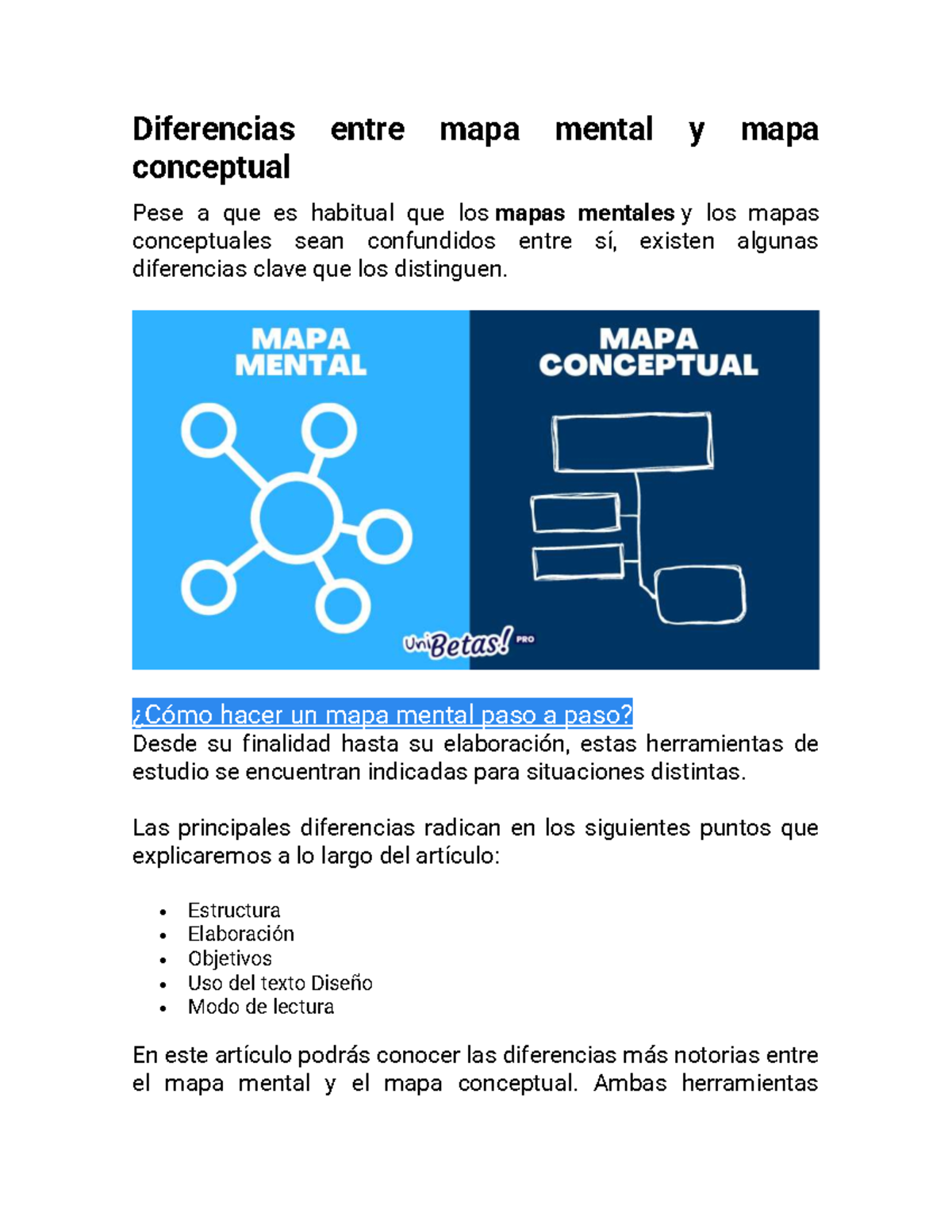 Diferencias Entre Mapa Mental Y Mapa Conceptual øcÛmo Hacer Un Mapa