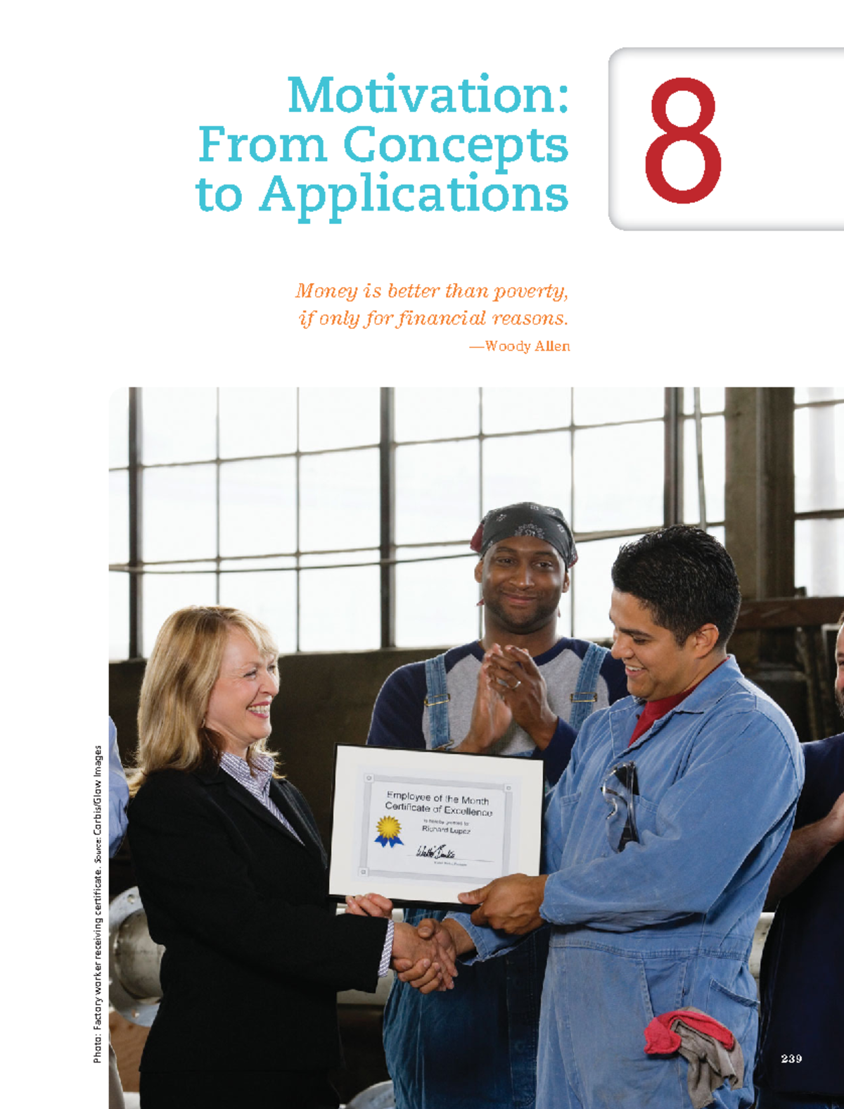 Chapter 8 - Motivation: From Concepts to Applications 8 Money is better ...
