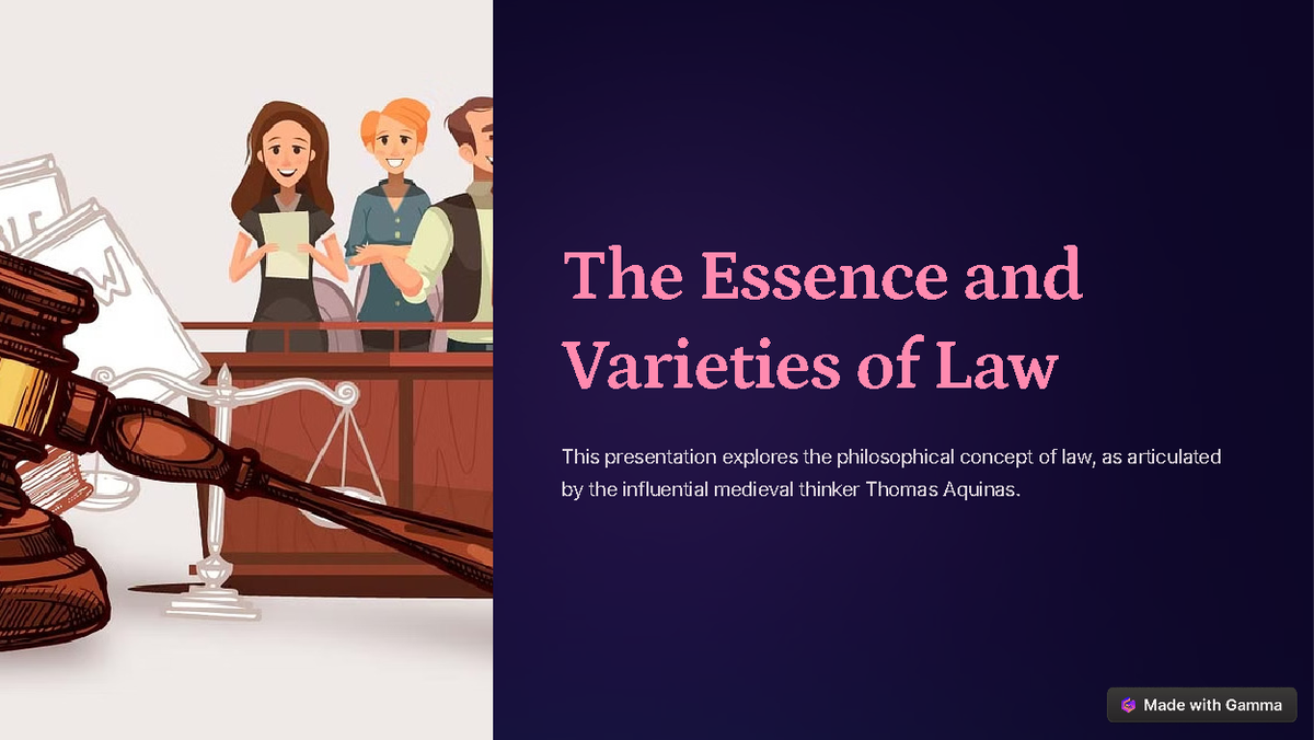 The Essence and Varieties of Law - The Essence and Varieties of Law ...