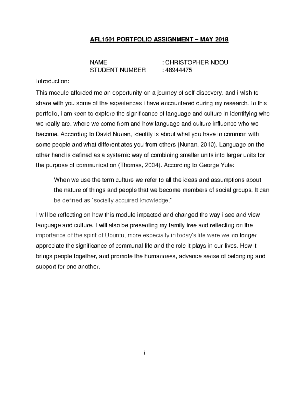 How to do a portfolio assignment image