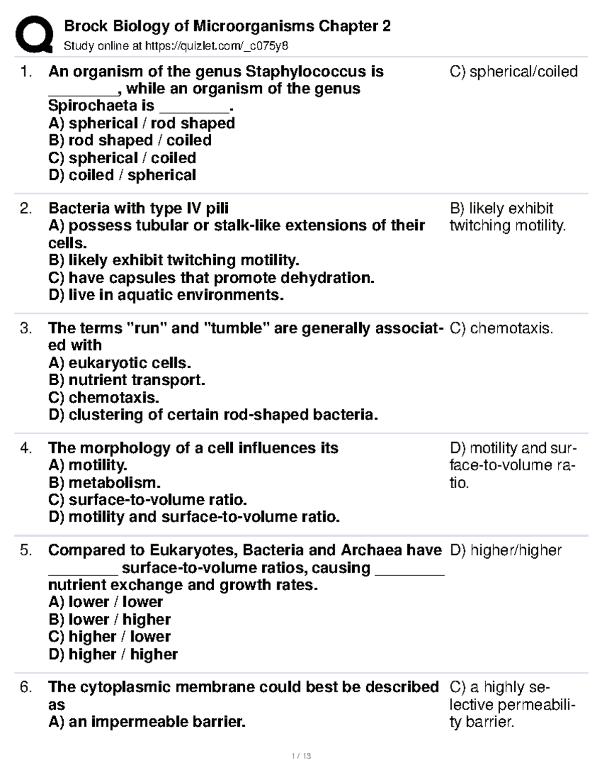Biology of chapter 2 Study online at quizlet/_c075y An
