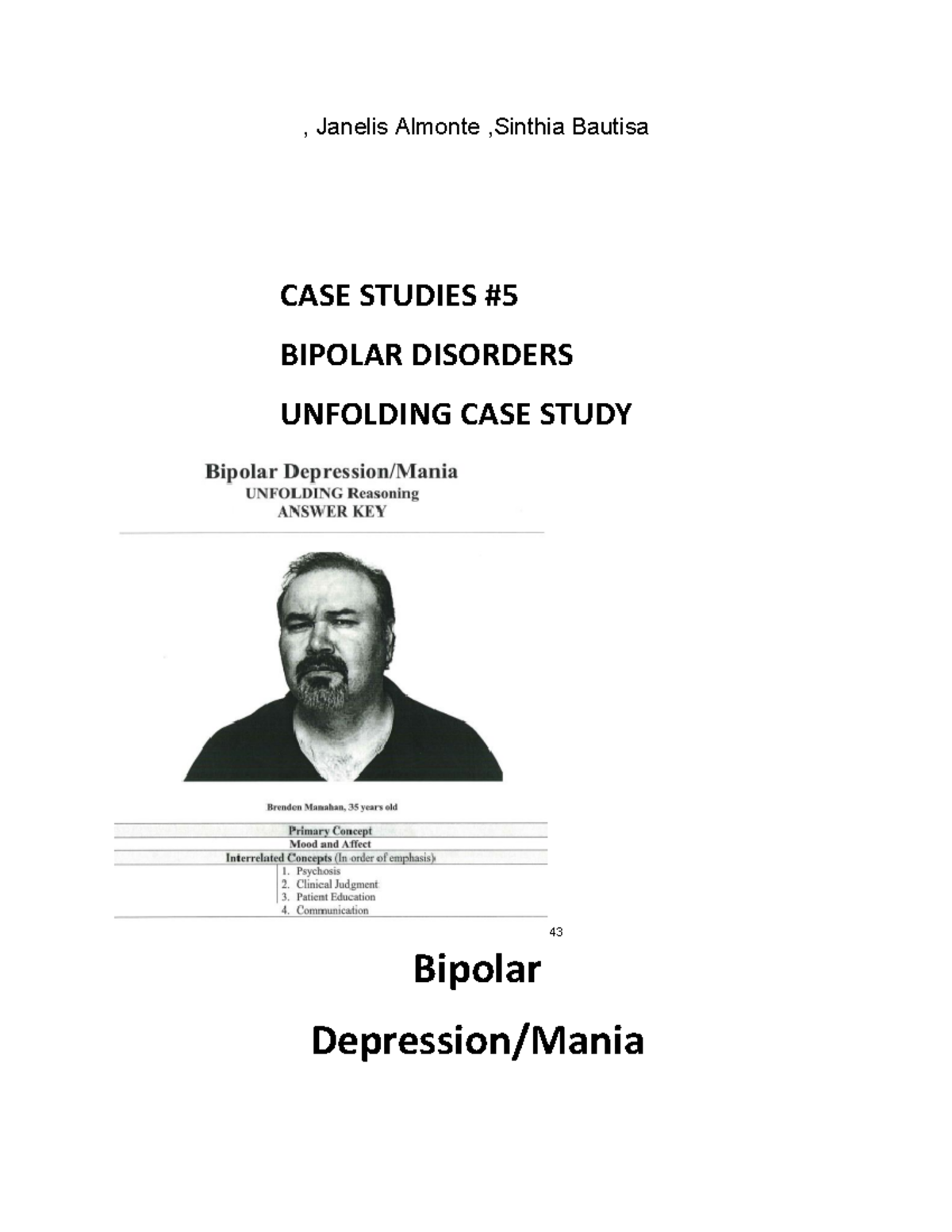 case study for bipolar ii disorder