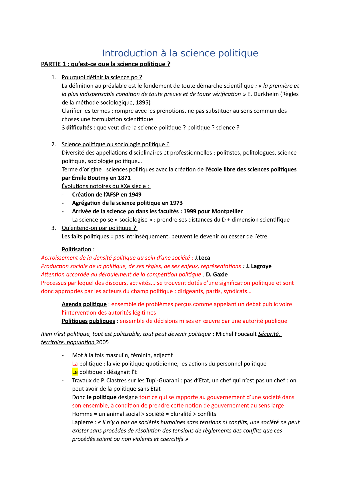 dissertation de science politique pdf