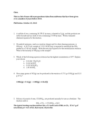 CHEM 1100 Course Outline F22 AUG 29(1) 2 - GENERAL CHEMISTRY I: COURSE ...