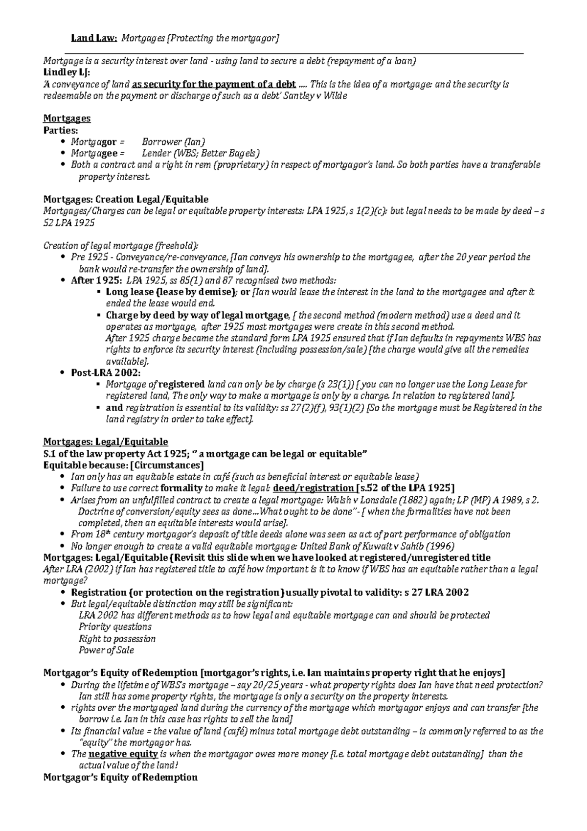 1-5-land-law-mortgages-land-law-mortgages-protecting-the-mortgagor