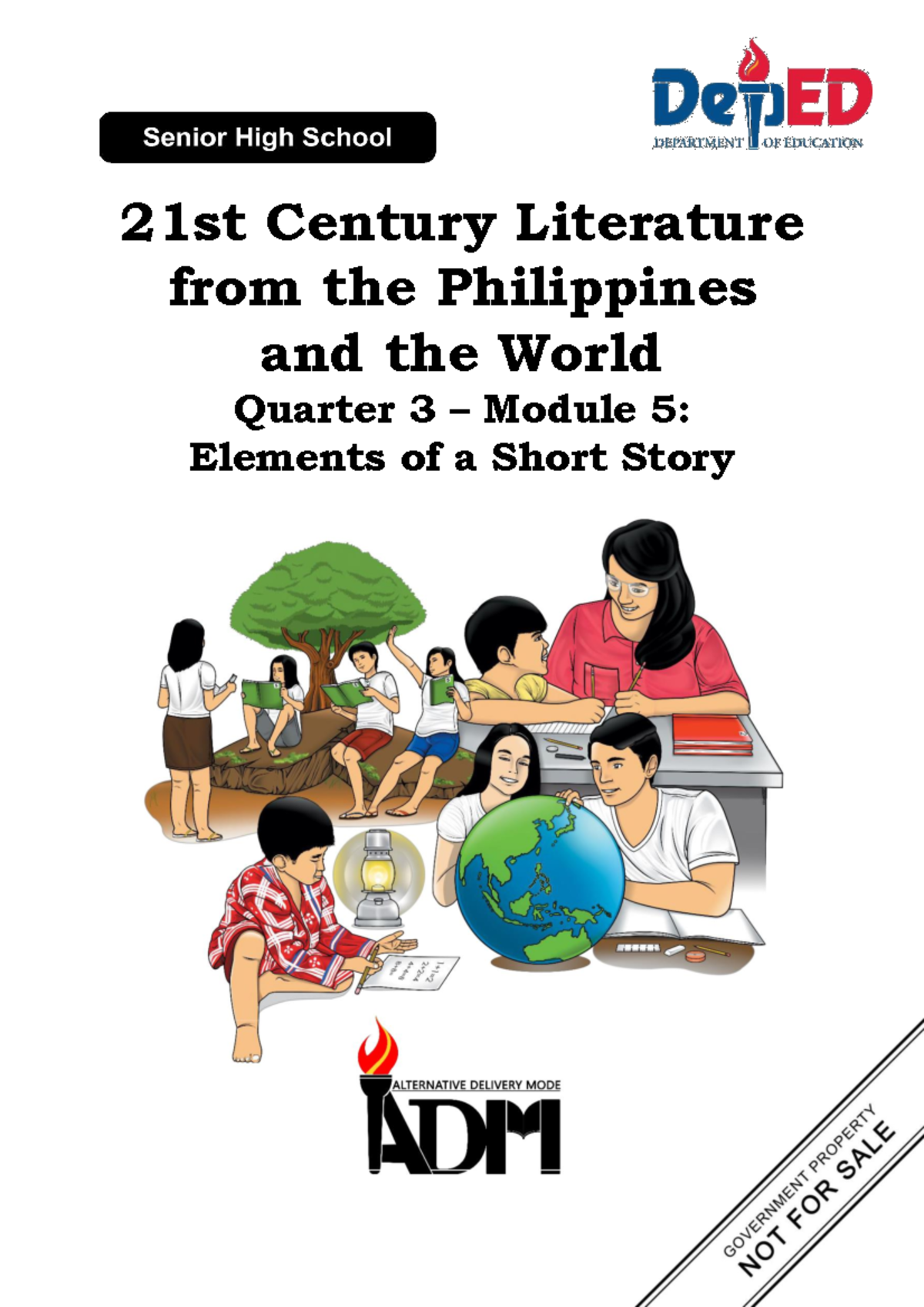 Core 21st Cent Lit Q1 Module 5 Elements of short story 21st Century Literature From The StuDocu