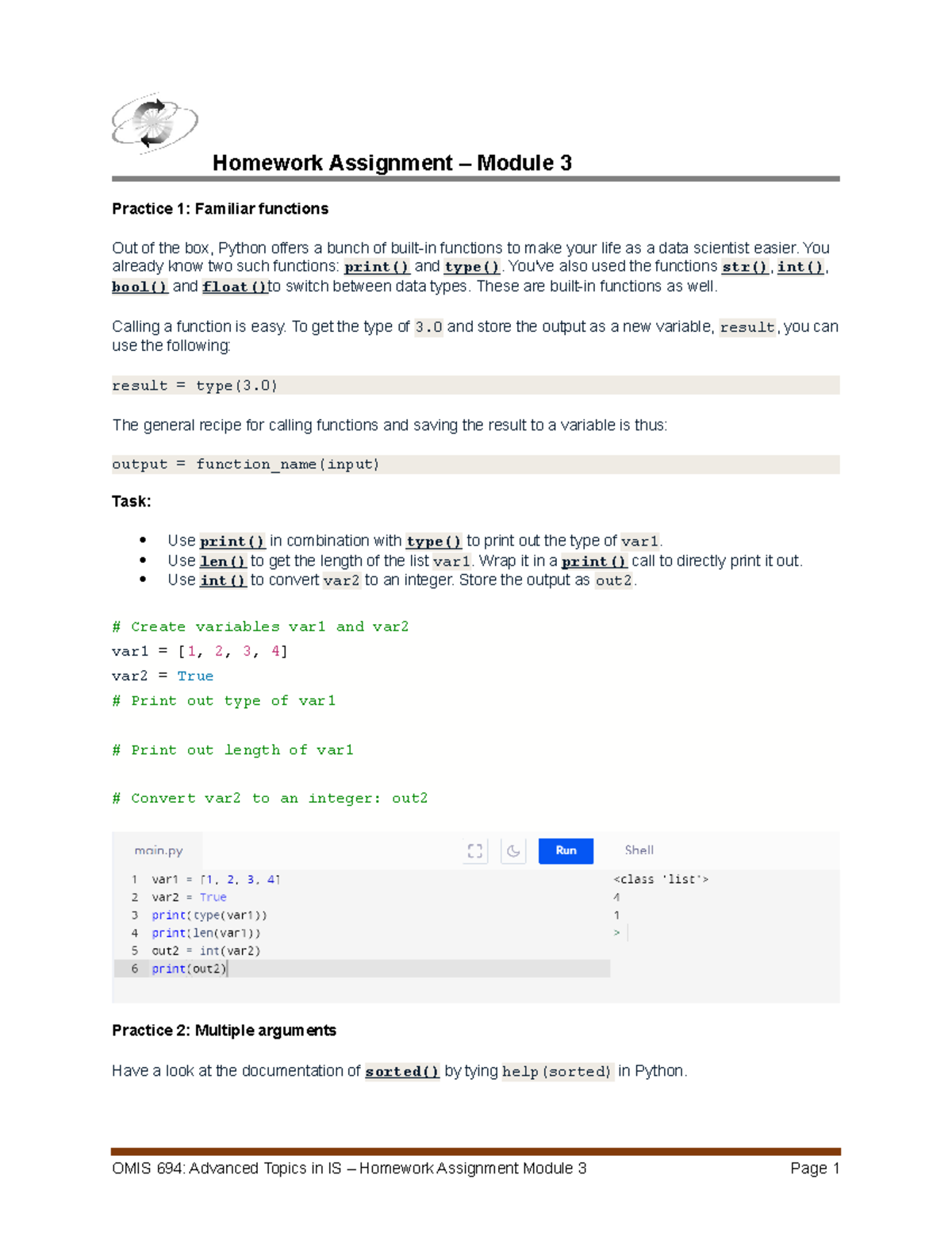 3 1 homework activity module three