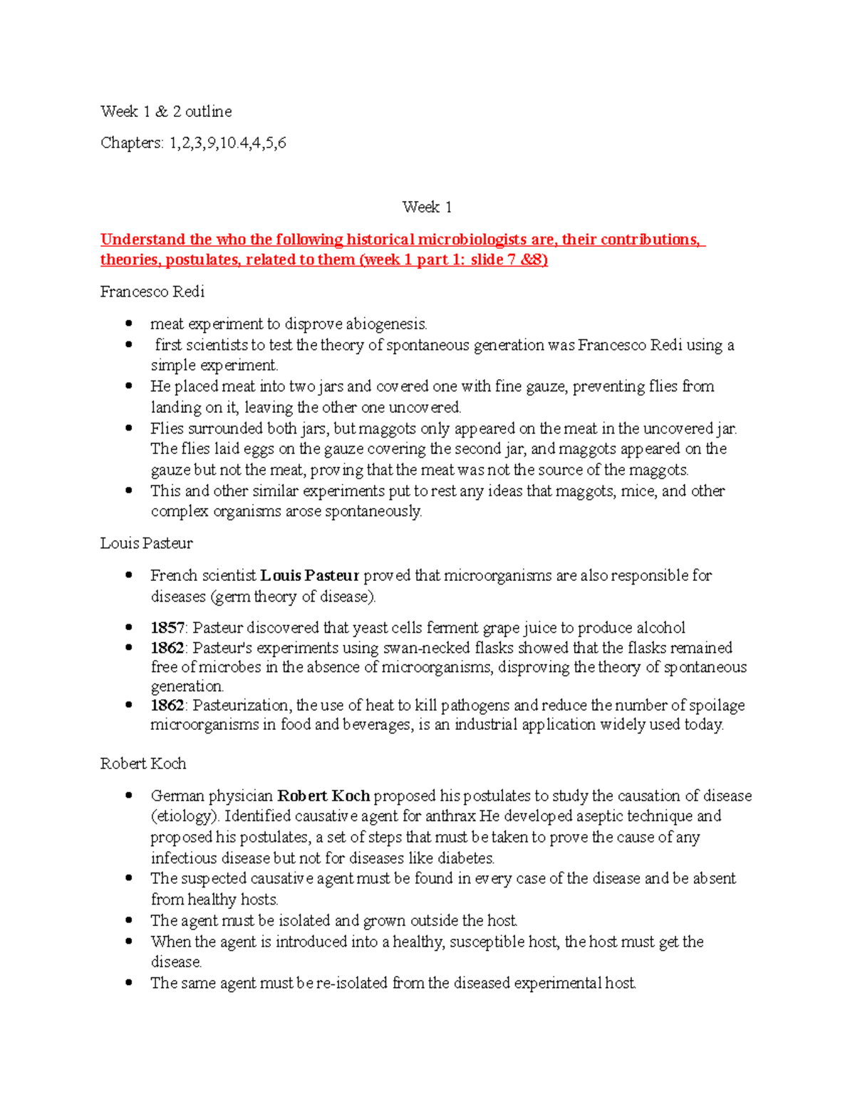 Study Guide Exam 1 with Answers - Week 1 & 2 outline Chapters: 1,2,3,9 ...