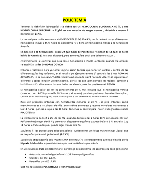 Hematocrito alto en ninos
