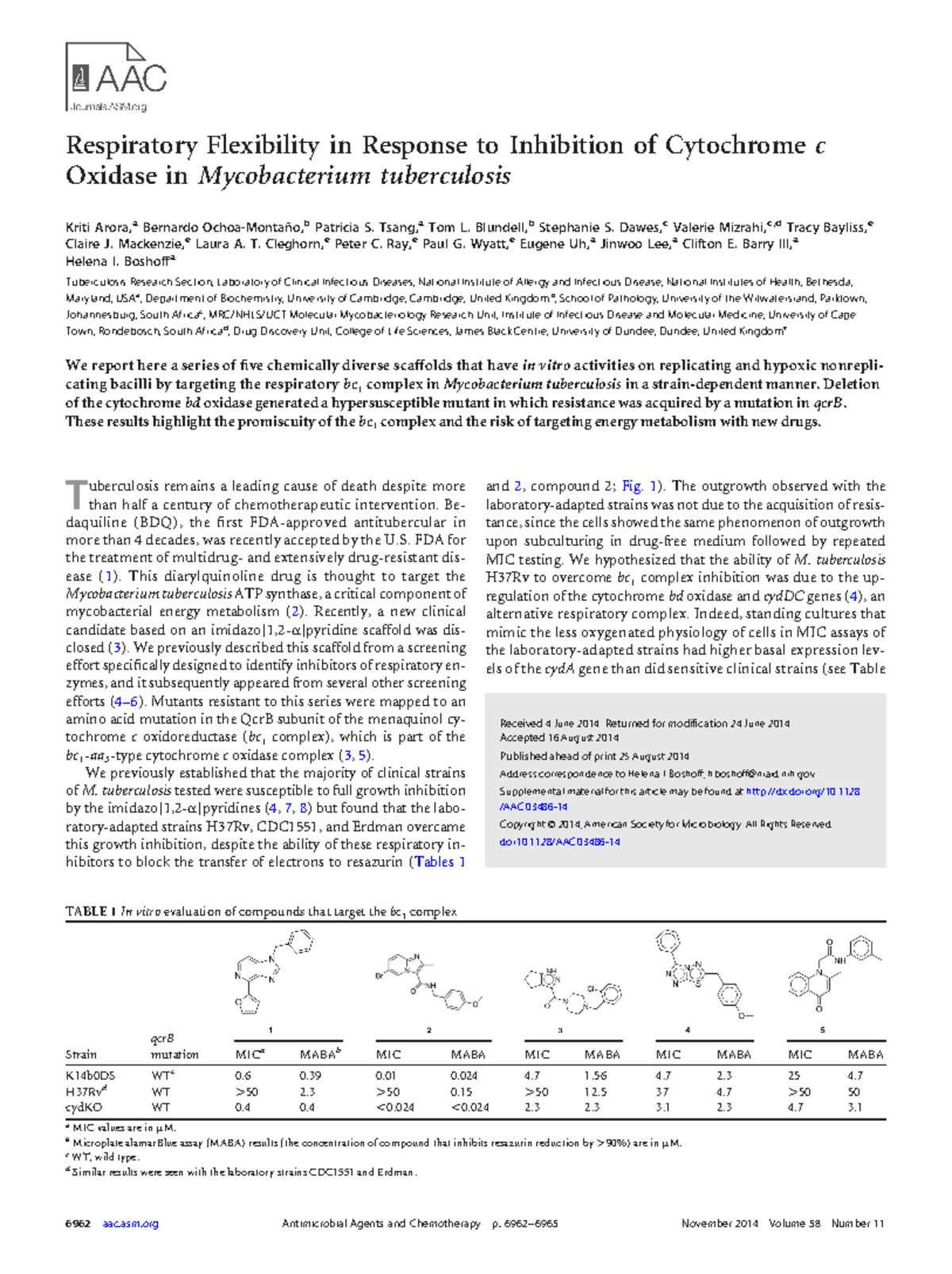 Arora Et Al. (2014 ) - Respiratory Flexibility In Response To ...