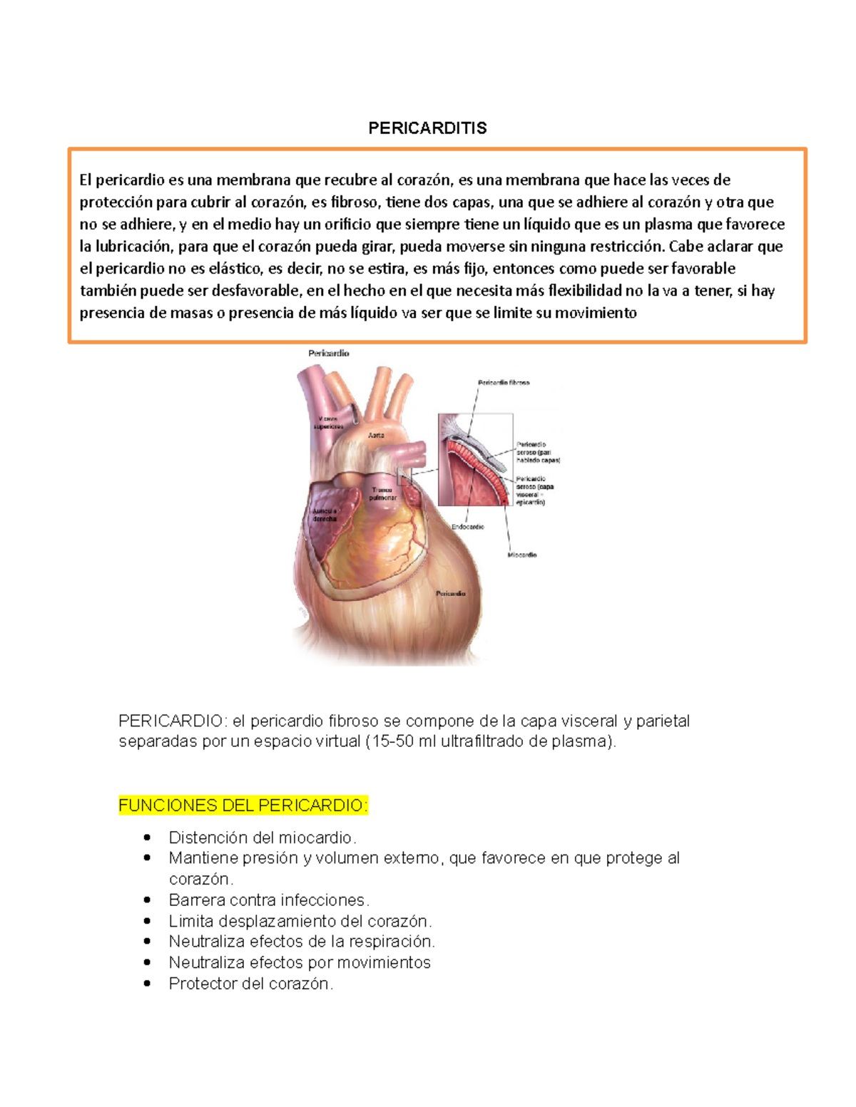 PERICARDITIS Y MIOCARDITIS, IMPORTANTE EN CARDIOLOGIA Y EN SU VIDA ...