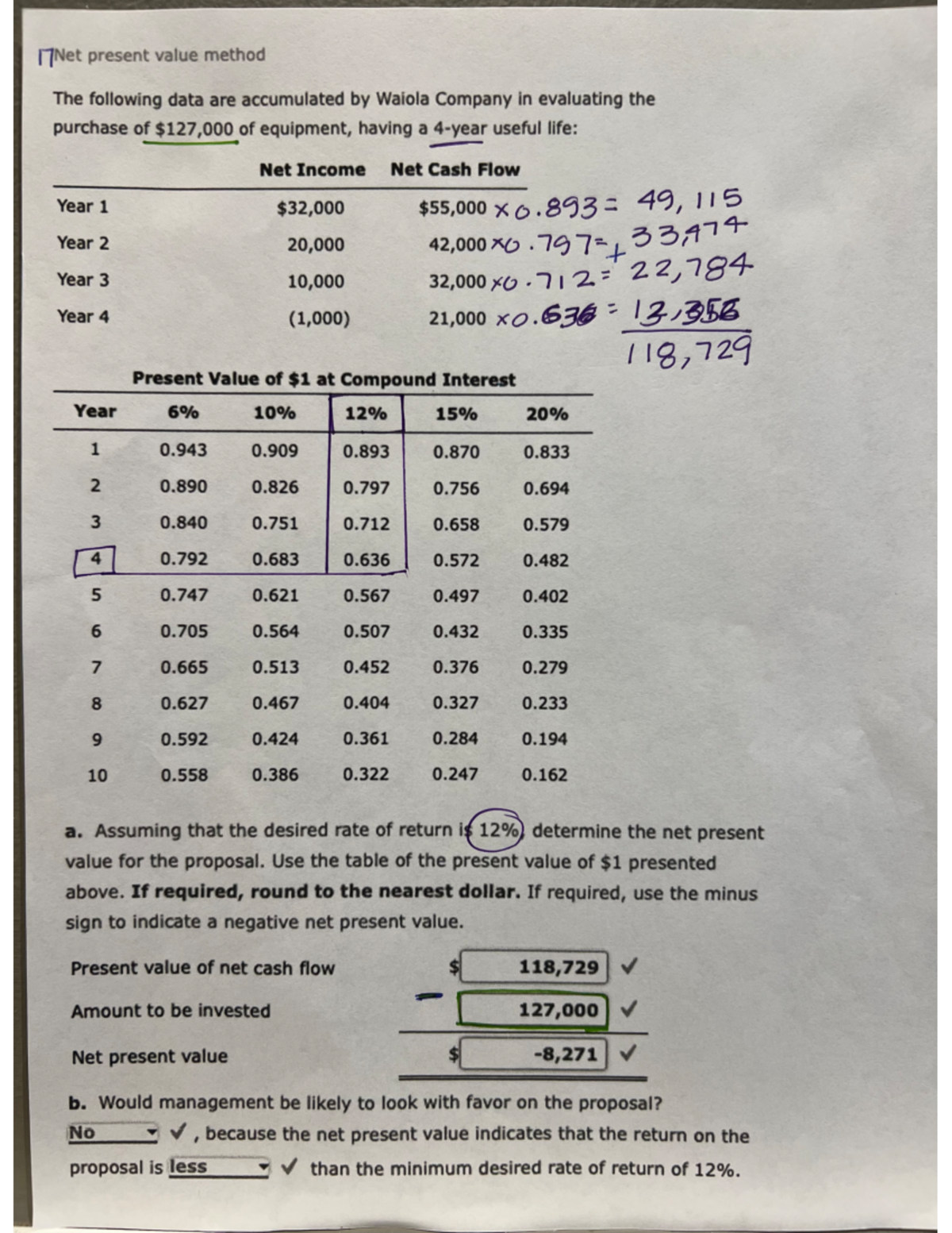 17 - Chapter 26: Capital Investment Analysis - Part 3 - ACCT 2402 - Studocu