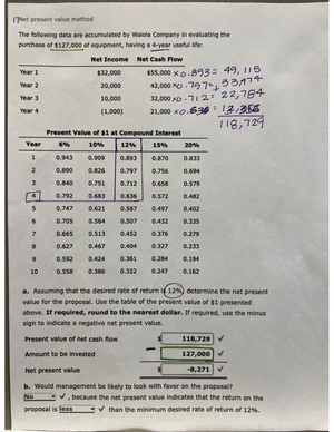 5 - Chapter 26: Capital Investment Analysis - ACCT 2402 - Studocu