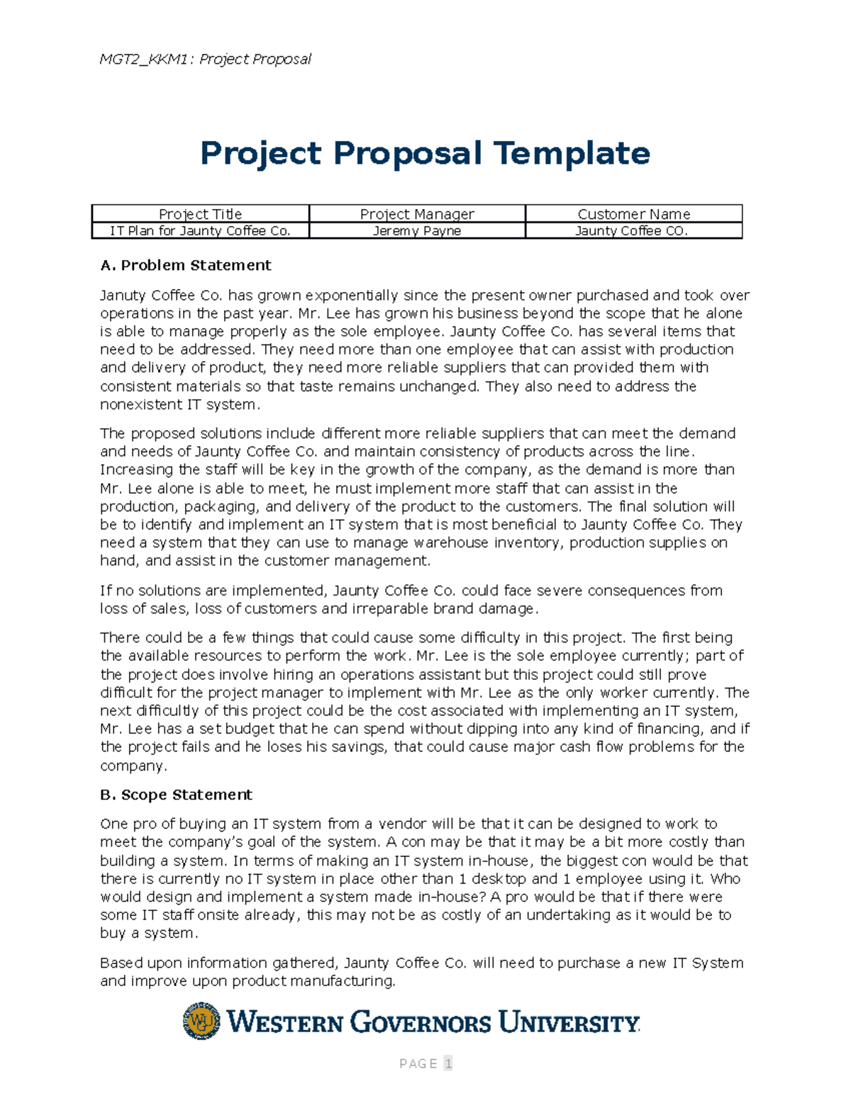 Mgt2 task1 projectproposal - MGT2_KKM1: Project Proposal Project ...