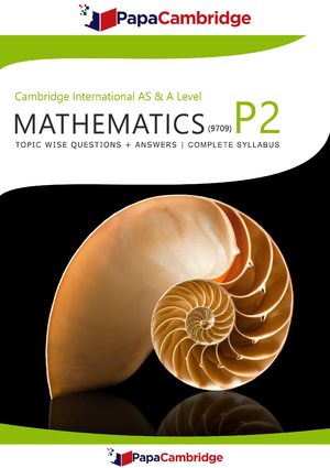 A2 Maths-P3 [O] - 2023 01 W4 - Cambridge A-Level Maths - CIE A Level ...