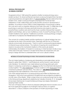 Gec sem 3 - gec 3rd sem basics of social psychology - Gec 14th sep ...