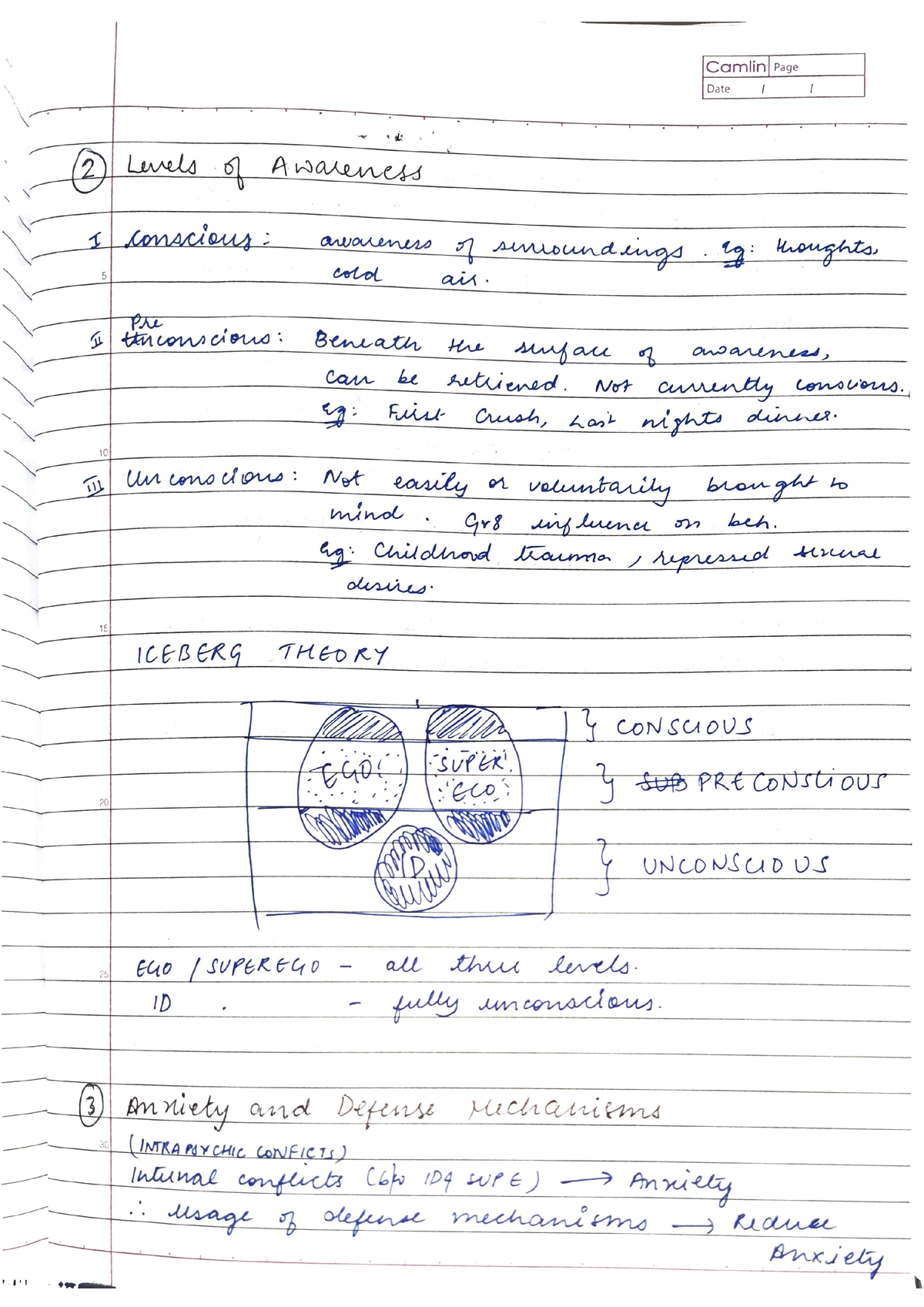 Personality (Notes) - Basic Psychological Processes - I - Studocu