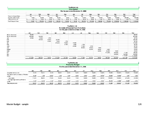 Master budget Case Exp Sci W 19 - Master Budget Case – Explore ...
