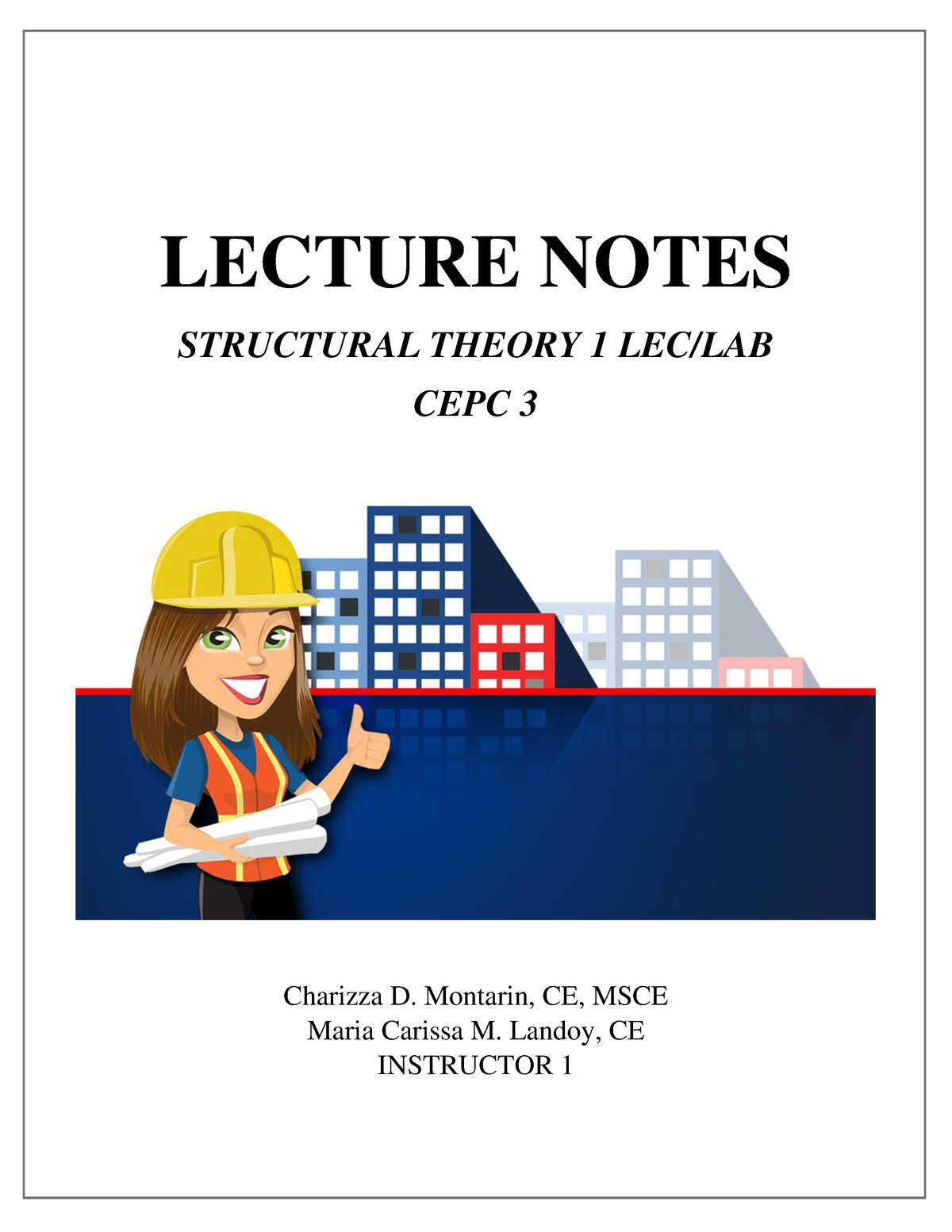 530955236 Structural Theory Lecture Notes - LECTURE NOTES STRUCTURAL ...