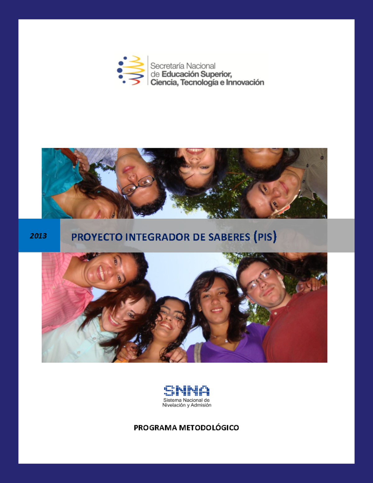 Proyecto Integrador DE Saberes 2013 - PROGRAMA METODOL”GICO 2013 ...