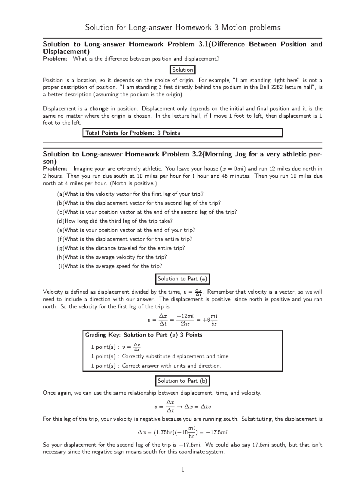 Homework-3-sln - Long Homework Solution 3 - Solution For Homework 3 ...