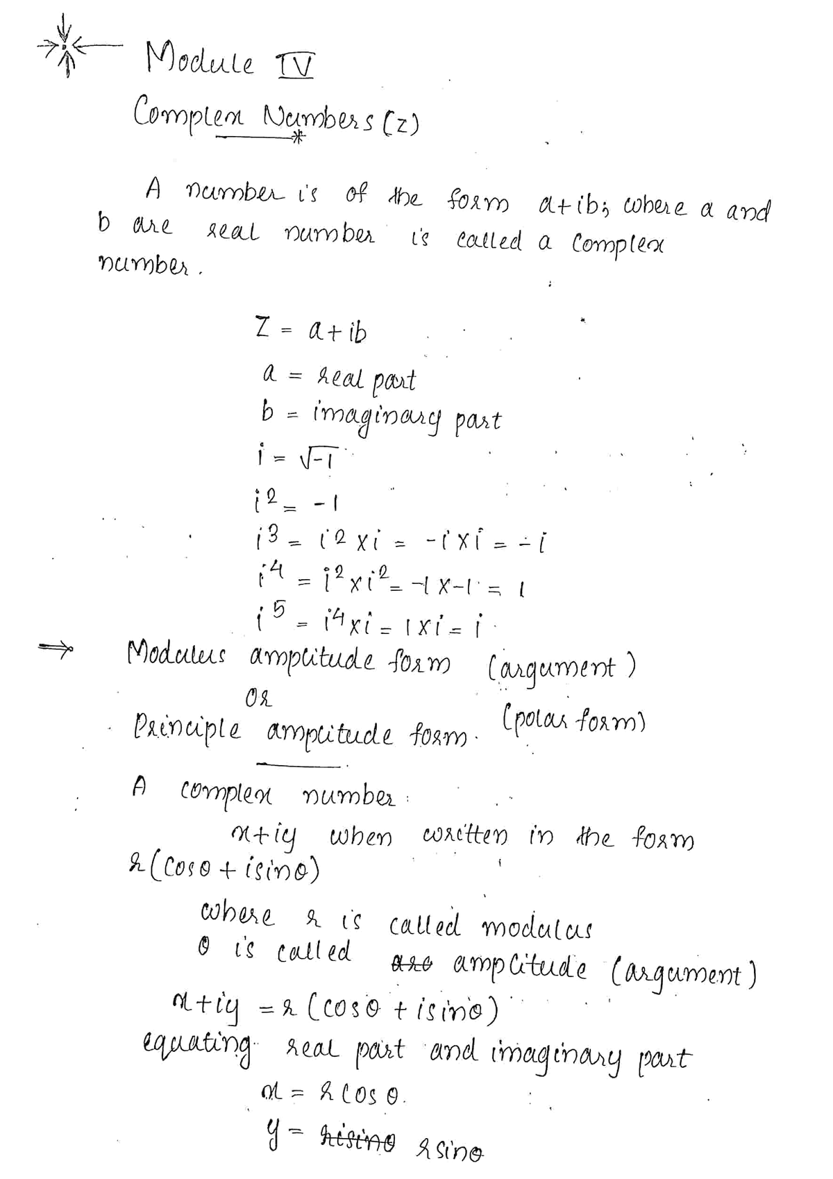 Module 4 Mathematics SEM1 BCA - Bsc Mathematics - Studocu