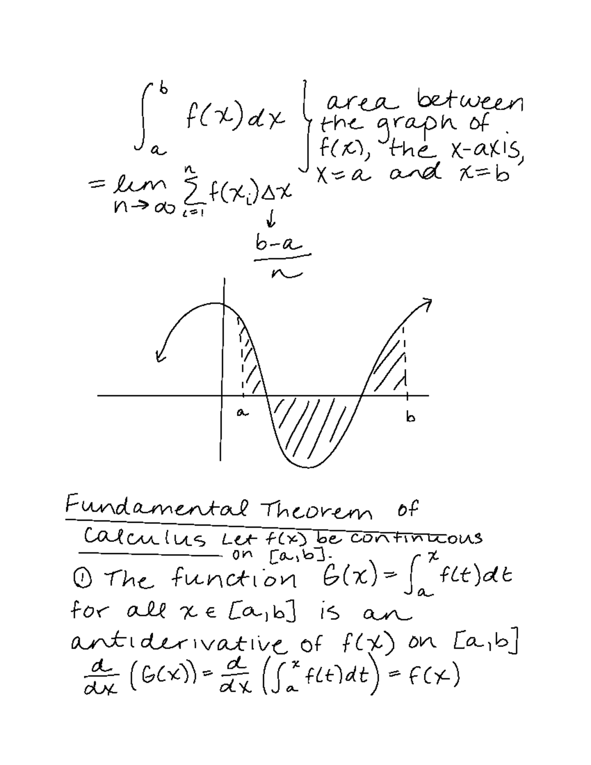 Fundemental Theorem of Calculus - fab fcxldxlgfhreeagrqbgtnwo fix Fff ...