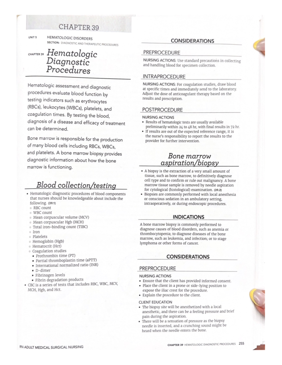 Chapter 39 - Notes - MED SURG 102 - Studocu