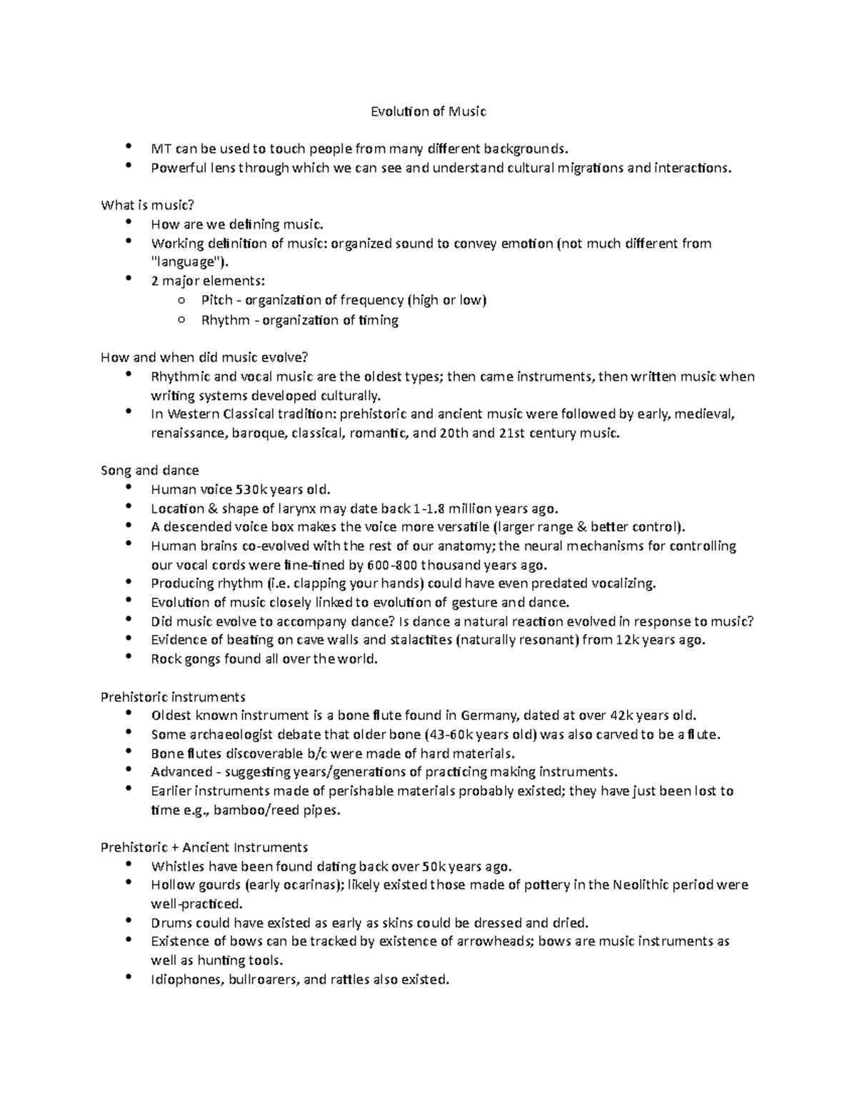 Music therapy notes - Music 2Mt3 - McMaster - Studocu