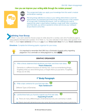 WK3 Assignment 2021 - EN1150: Week 3 Assignment How Do You Write An ...