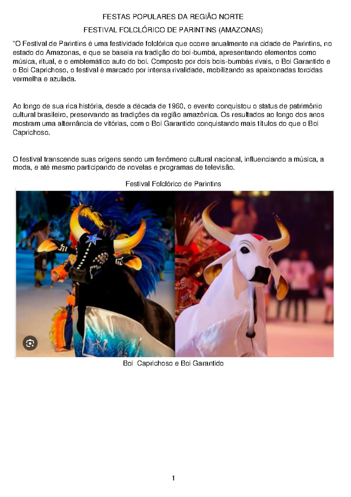 Festas Populares DA Região Norte - FESTAS POPULARES DA REGIÃO NORTE ...