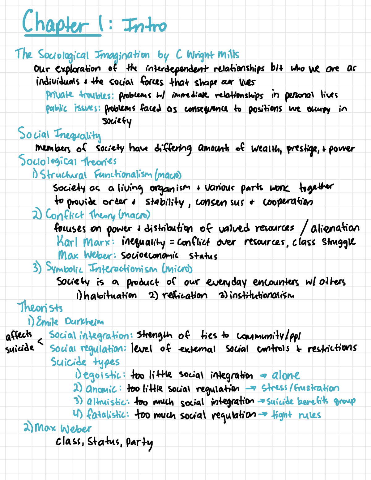 Soc 100 Mid Term Study Guide - Chapter 1 : Intro The Sociological ...